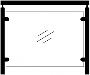 Semi Frameless Glass: Clamp